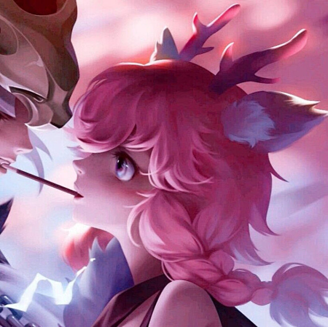 阿瑶和玄策的情侣头像哇