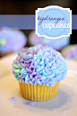 Spring Hydrangea Cupcakes.