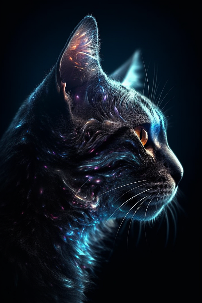 超酷的猫咪微距摄影照