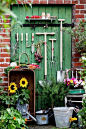 More inspiration for our "potting shed" entry.