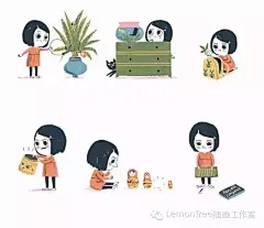 Ella Bailey英国插画师，小说家。专注于人物设定，和以人物设定为基础的童书绘本。贝利的插画都生动有趣，颜色也有自己独特的风格。
今天推荐的绘本，是她比较知名的一本《No Such Thing》，发行于1014年。绘本讲述的是主人公Georgia 有一天发现房间有奇怪的现象发生，屋里的东西会莫名奇妙消失，或是被什么挪动了地方。在即将到来的万圣节，她决定一探究竟。