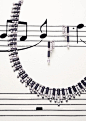 【用眼睛欣赏音乐】对Piaget 2010款的limelight jazz party系列始终记忆犹新，钢琴的黑白键化身为高级珠宝的主题，项链、耳环轻抚着肌肤，尖晶石和方形切割的美钻交错的几何感，谱写令人意想不到的协美韵律，激荡出令人惊艳的结构和色彩对比...情迷珠宝，请关注@像花儿一样绽放的高级珠宝