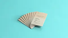 名片贴图样机PSD模板Psd Business Card Mock-Up #136 :  