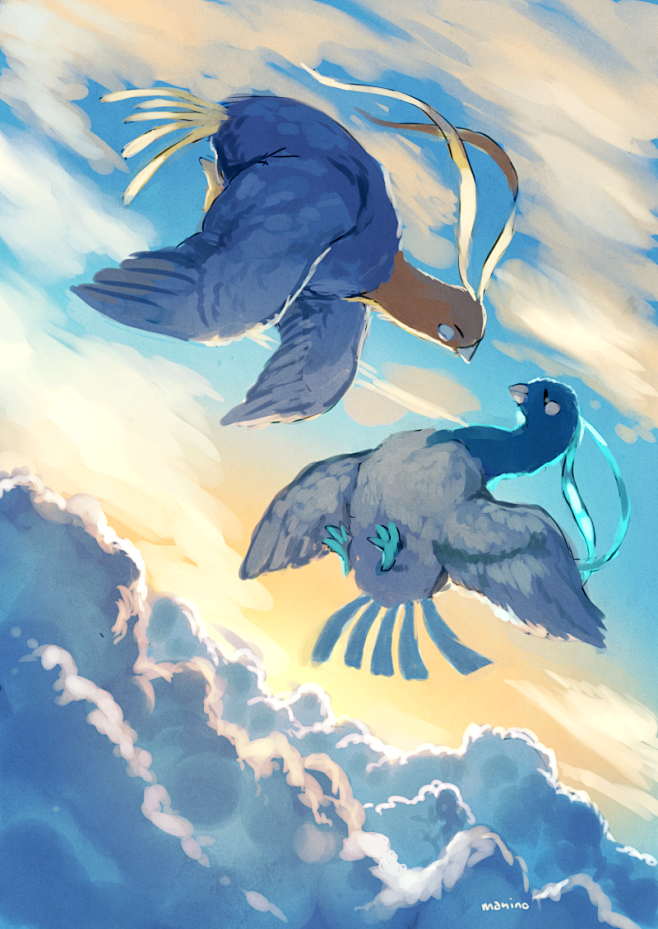 宠物小精灵口袋妖怪神奇宝贝七夕青鸟