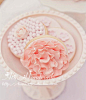 Alice Handmade 高端系 婚礼甜品台派对 花型珍珠翻糖饼干-淘宝网 #翻糖# #饼干# #吃货#