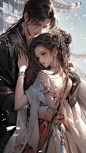 古风言情情侣 | Ai绘画
@叙叙叙叙白