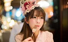 韩国颜值逆天美女yurisa可爱洋装美图壁纸下载