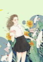 迎风 | -花鹅- 作品 