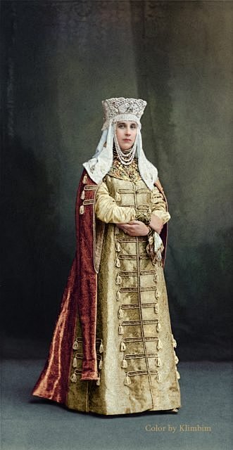 俄罗斯1903年冬宫化妆舞会，沙皇宫廷最...