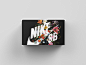 branding  Mockup Nike Packaging product design  Render shoebox shoes skateboard