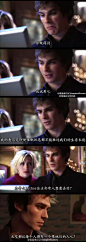 吸血鬼日记VampireDiaries#吸血鬼日记#Ian Somerhalder在26岁时出演了《超人前传》中一个死而复生的天才少年Adam Knight角色，于第三季第9集首次亮相。那个时期粉嫩的小伊~[哈哈]