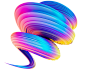 液体形状项目（免费）：令人敬畏的液体风格3d插图。形状和颜色是主要的想法。里面有免费的！_C4D/3D _急急如率令-B45786140B- _T2019315 #率叶插件，让花瓣网更好用_http://jiuxihuan.net/lvye/# _背景+肌理采下来 #率叶插件，让花瓣网更好用#