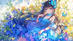 动漫美少女唯美美少女动漫风二次元壁纸 (4)