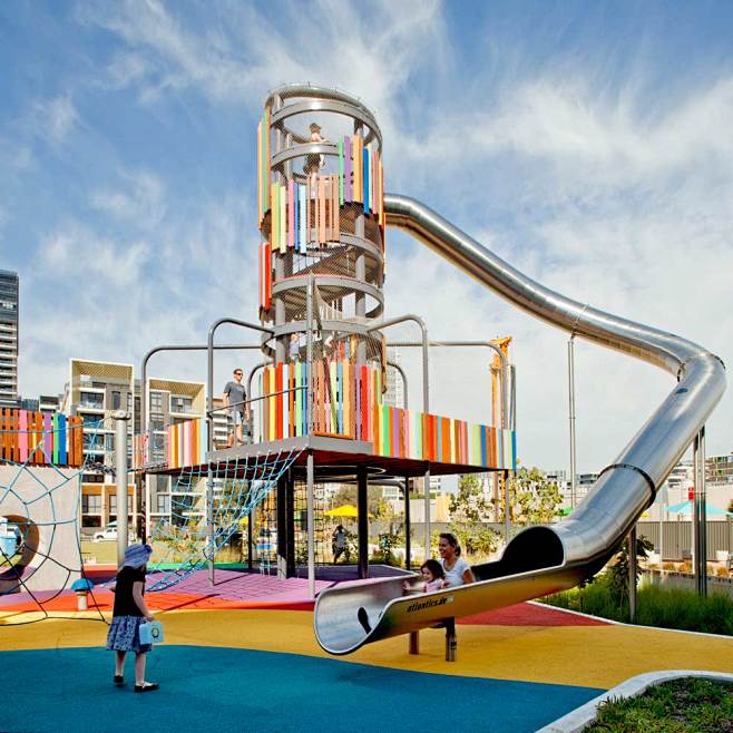 风景建筑作品|兰德津_儿童区景观局部意向...