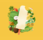 Illustrations for So Fruitty : I illustrated seven different box illustrations in collaboration with TDA Boulder for Florida based ice-cream company SoFruitty