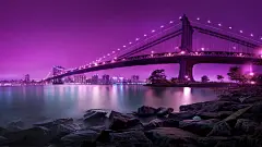 美国布鲁克林大桥桌面壁纸(8张)_360图片