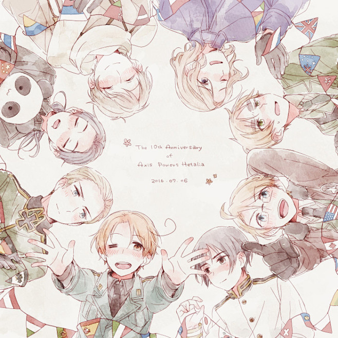 【APH十周年特辑】【画师id：id=4...