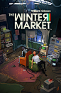 2D concept cover Cyberpunk neotokyo novel scenery Scifi thewintermarket williamgibson