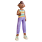 png素材 3D人物 卡通 C4D
