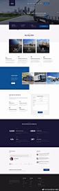 一款物流货运服务类的企业官网首页设计参考 #网页设计# ​​​​