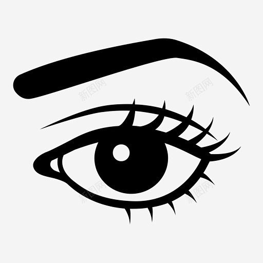 眼睛高标志图标 验光师 高 icon 标识 UI图标 设计图片 免费下载 页面网页 平面电商 创意素材
