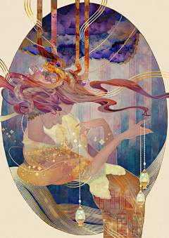 咸鱼大魔王采集到插画作品
