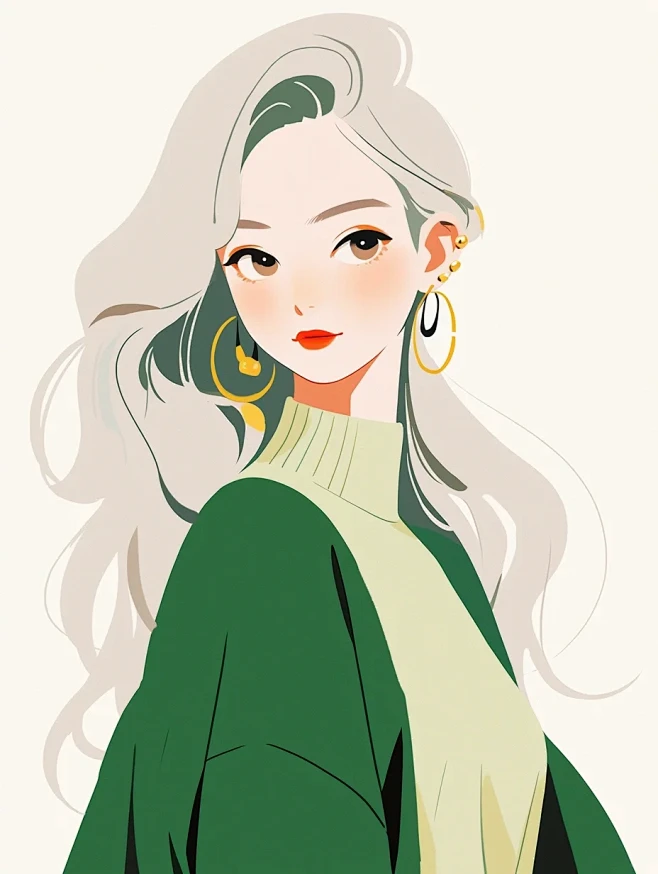 也许不完美，但我一直在做自己|扁平风插画