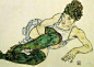 向埃贡·席勒学习——线的运用 ｜ 油画欣赏_线条_结构_画面