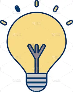 电灯泡,计算机图标,轮廓,光,矢量,符号,直的,图像,标志,设计