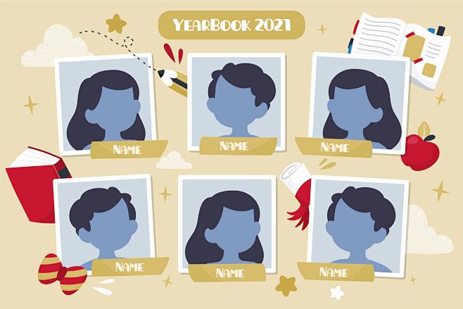 2022年毕业季照片墙年鉴名人榜毕业艺术...