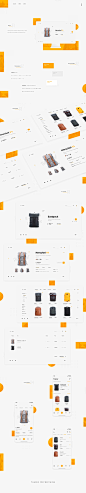 Backpacks shop design | Ui/Ux : This work has done for portfolio. All content info/images was taken from different sources. 