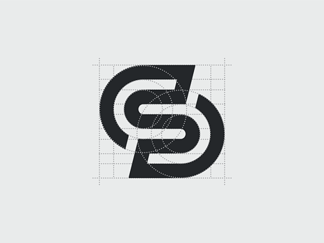 S Symbol grid s logo...