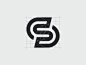 S Symbol grid s logo symbol illustration dribbble logo identity