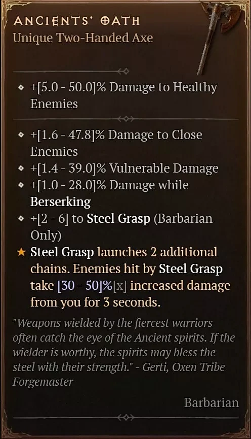 DIABLO 4 ⚔️ BARBARIAN UNIQUE ITEM ⚔️ SEASON 5 ⚔️ RAZORPLATE ⚔️RAMALADNI ...