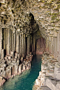 Fingal's Cave is a sea cave on the uninhabited island of Staffa, in the Inner Hebrides of Scotland