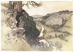 泥鳅众议院采集到插画-Warwick Goble