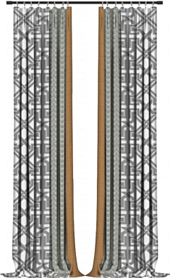 奢而不华简而不凡采集到饰品-窗帘