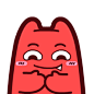 S36【魔鬼猫表情-偷笑】#半身 动态 捂嘴 开心 IP 动漫 魔性 zombiescat