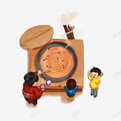 卡通手绘腊八节吃腊八饭高清素材 卡通手绘腊八节吃腊八饭 美食 腊八节 腊八饭 食物 元素 免抠png 设计图片 免费下载 页面网页 平面电商 创意素材