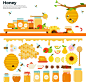 卡通扁平化食物蔬菜水果饮料食物图标背景设计AI矢量素材  (4)