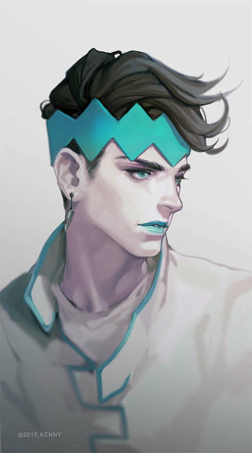 画师 _kenny90 的作品，小编甚是...