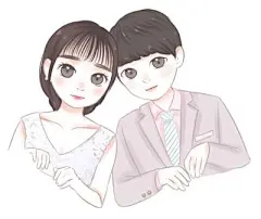 手绘头像人像定制漫画插画日系复古卡通生日礼物小清新Q版女朋友-淘宝网