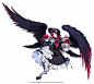 Tags: Anime, Lovecacao, Chaos Hero Online, Feather Wings, Frill Sleeves, Black Footwear, Lolita Fashion