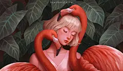 ins：Karmen Loh 超赞的人物插画作品，拥有星辰和大海的少女~
#时尚设计#插画超话#遇见艺术##艺术##时尚元素##服装设计师杂志# ​​​​