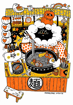 木清文采集到插画海报