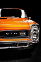 Orange Pontiac GTO