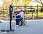 HealthBeat® Parallel Bars - Accessible Outdoor Fitness Equipment