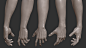 Hand Study, Ivan Lopez : This is a project I've been working for a while to improve my detailing and shading skills, I still have a lot to improve and to learn, but I can assure that I enjoyed this work a lot, and I will keep playing with every single pro