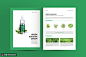 天然植物提取精华绿色环保生态画册折页图片下载-优图网