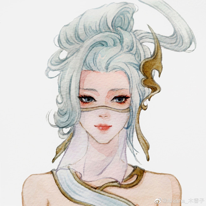 王者荣耀头像手绘五岳